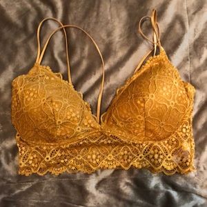 Golden yellow bralette